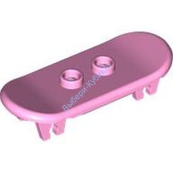 Деталь Лего Доска Для Скейта С Держателями Для Колес Цвет Ярко-Розовый