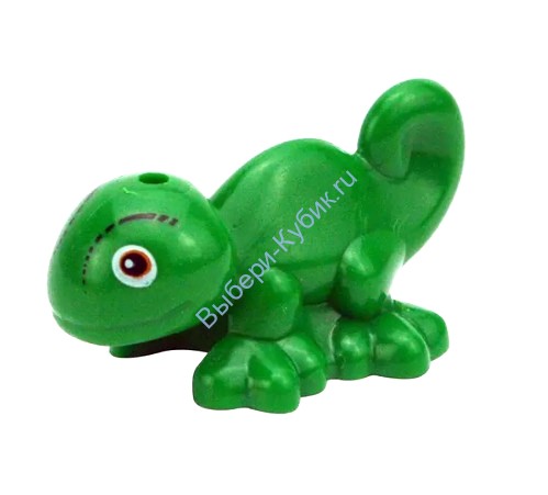 Деталь Аналог Совместимый С Лего Хамелеон Цвет Зеленый