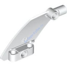 Деталь Лего Техник Панель Изогнутая #61 5 x 7 Левая Цвет Белый