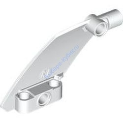 Деталь Лего Техник Панель Изогнутая #61 5 x 7 Левая Цвет Белый