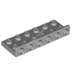 Деталь Лего Кронштейн 2 x 6 - 1 x 6 Цвет Светло-Серый