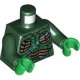 Деталь Лего Торс С Рисунком Цвет Темно-Зеленый