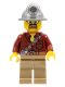 Минифигурка Лего Сити - Шахтер