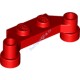 Деталь Лего Пластина 1 х 4 С Выступом Цвет Красный