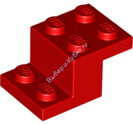 Деталь Лего Кронштейн 3 х 2 х 1 1/3 Цвет Красный