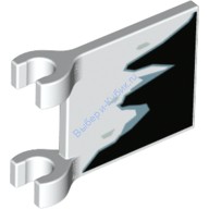 Деталь Лего Флаг 2 х 2 Квадратный С Рисунком Цвет Белый