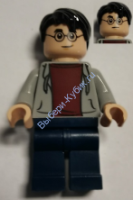 Harry Potter, Light Bluish Gray Hooded Sweatshirt