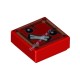 Деталь Лего Плитка 1 х 1 с Мордочкой Цвет Красный