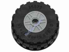 Детали Лего Колесо Диаметром 18 мм x 14 мм Цвет Светло серый