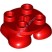 Деталь Лего Ноги 2 x 2 x 2/3 Цвет Красный