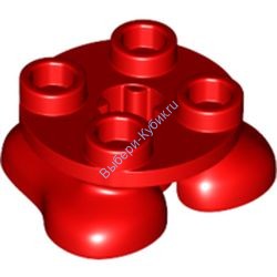 Деталь Лего Ноги 2 x 2 x 2/3 Цвет Красный