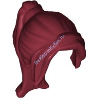 Деталь Лего Парик Женский Цвет Темно-Красный