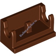 Деталь Лего Петля 1 х 2 База Цвет Коричневый