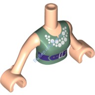 Деталь Лего Торс Мини Долл Френдс С Рисунком Цвет Светло-Телесный