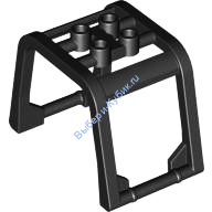 Деталь Лего Лобовое Стекло 6 х 4 х 3 1/3 Каркас Безопасности Цвет Черный