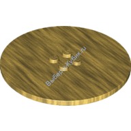 Деталь Лего Плитка Круглая 8 х 8 Цвет Перламутрово-Золотой