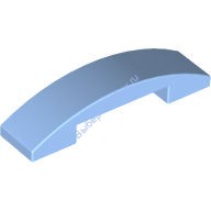 Деталь Лего Скос Закругленный 4 х 1 Двойной Без Штырьков Цвет Ярко-Светло-Голубой