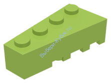 Деталь Лего Клин 4 х 2 Левый Цвет Лайм