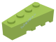 Деталь Лего Клин 4 х 2 Левый Цвет Лайм