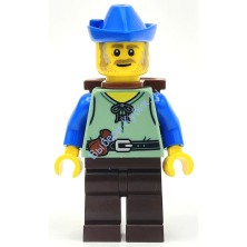 Минифигурка Лего Замок Фермер Крестьянин Мужчина