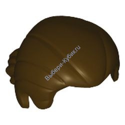 Деталь Лего Парик Цвет Темно-Коричневый