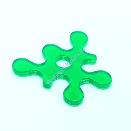 Деталь Аналог Совместимый С Лего Лужа Цвет Прозрачно-Зеленый