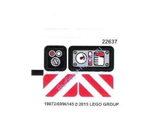 Наклейки К Набору Лего 42032 "Гусеничный погрузчик"