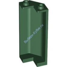 Деталь Лего Цилиндр Четверть 2 х 2 х 5 Цвет Темно-Зеленый