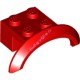 Деталь Лего Автомобильное Крыло 4 х 2 1/2 х 1 С Аркой Круглое Цвет Красный