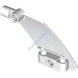 Деталь Лего Техник Панель Изогнутая #60 5 x 7 Правая Цвет Белый