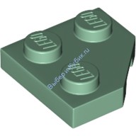 Деталь Лего Пластина Клин 2 х 2 Обрезанный Угол Цвет Песочно-Зеленый