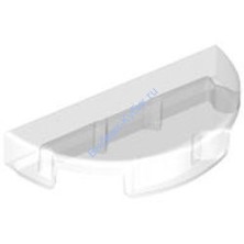 Деталь Лего Плитка Круглая 1 х 2 Половинки Цвет Прозрачный