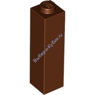 Деталь Лего Кубик 1 х 1 х 3 Цвет Коричневый