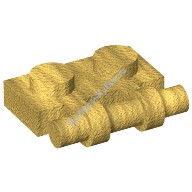 Деталь Лего Пластина 1 х 2 С Ручкой На Стороне - Свободные Концы Цвет Перламутрово-Золотой