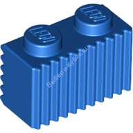 Деталь Лего Кубик Модифицированный 1 х 2 Профилированный Цвет Синий