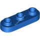 Деталь Лего Пластина 1 х 3 Круглая Цвет Синий