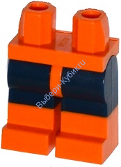  Детали Лего Ноги Цвет Оранжевый