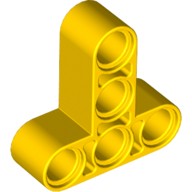Деталь Лего Техник Бим 3 х 3 T-Формы Толстый Цвет Желтый