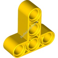 Деталь Лего Техник Бим 3 х 3 T-Формы Толстый Цвет Желтый