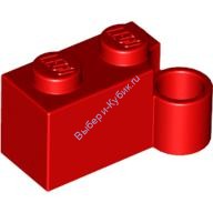 Деталь Лего Петля Кубик 1 х 4 Поворотная База Цвет Красный
