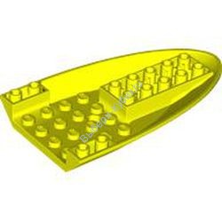 Деталь Лего Фюзеляж Самолета 6 х 10 С 3 Отверстиями Цвет Неоново-Желтый