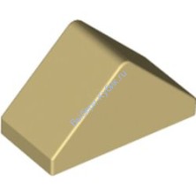 Деталь Лего Скос 45 2 х 1 Двойной Цвет Песочный