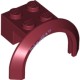 Деталь Лего Автомобильное Крыло 4 x 2 1/2 x 1 2/3 С Аркой Круглое Цвет Темно-Красный