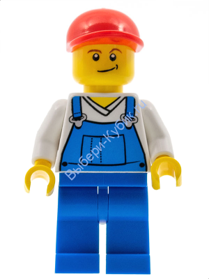 Минифигурка Лего Сити - Рабочий cty0320