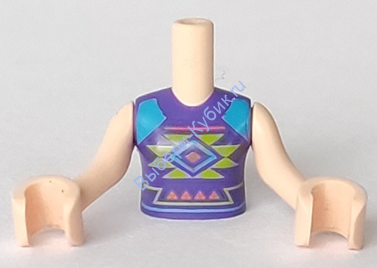 Деталь Лего Торс Мини Долл Френдс С Рисунком Цвет Светло-Телесный