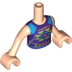 Деталь Лего Торс Мини Долл Френдс С Рисунком Цвет Светло-Телесный