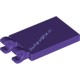 Деталь Лего Плитка 2 х 3 С 2 Защелками Цвет Темно-Фиолетовый