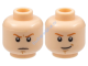Деталь Лего Голова Минифигурки Obi-Wan Двухсторонняя Цвет Светло-Телесный