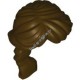 Деталь Лего Парик Женский Цвет Темно-Коричневый