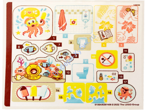 Наклейки К Набору 41720